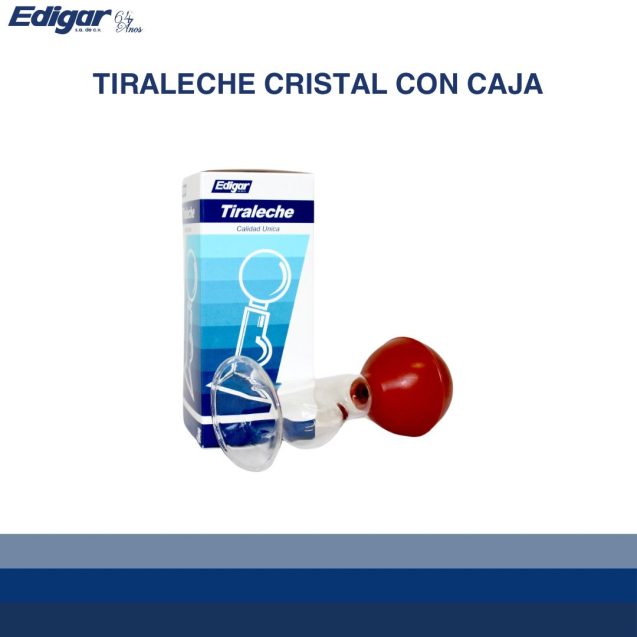 TIRALECHE DE CRISTAL CON CAJA PIEZA